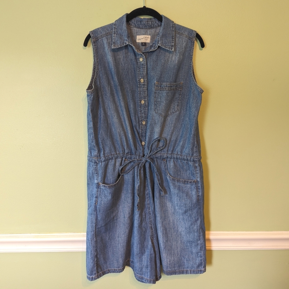 Universal Thread Denim Jumper / Romper One-Piece